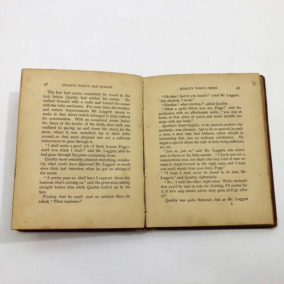 Vintage Quality Fogg's Old Ledger Hardback 1869 Original 162 pages - Picture 12 of 15